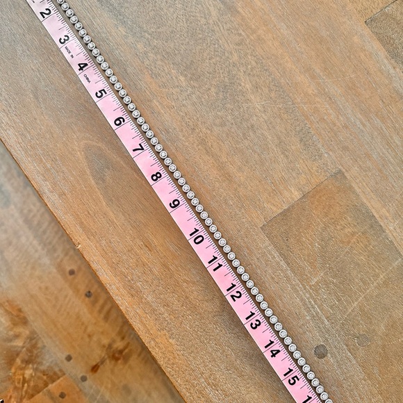 Round Classic Tennis Necklace - Picture 5 of 6